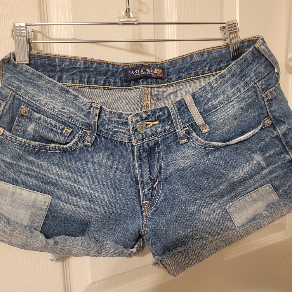 Levi's Women's Blue Denim Shorts